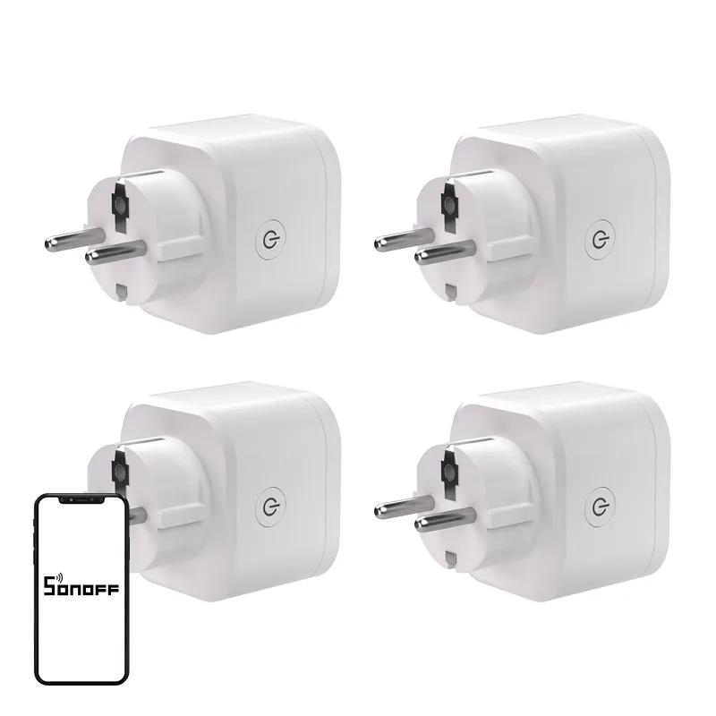 SONOFF S61s Matter External Plug via Wi-Fi, 4-Pack
